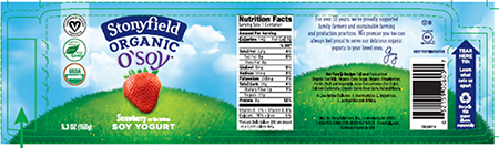 Stonyfield Announces Nationwide Voluntary Recall of Specific Code Date of Strawberry O'Soy Soy Yogurt
